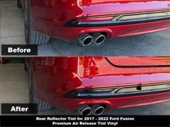 CRUX MOTORSPORTS REAR BUMPER REFLECTOR TINT FOR 2017 – 2022 FORD FUSION