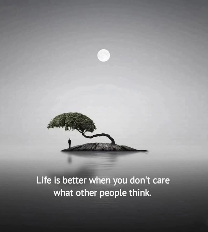 Inspirational Quote Phone Sticker (2 Inch) Don’t Care What People Think Of You