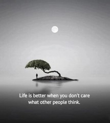 Inspirational Quote Phone Sticker (2 Inch) Don’t Care What People Think Of You