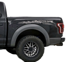 Ford F150 Raptor SVT bed Side Dinosaur Claw Scratch graphics decal sticker Set