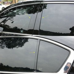 6/12Pcs Pillar Posts for Toyota Corolla 2014-2018 Set Door Trim Cover Kits Black