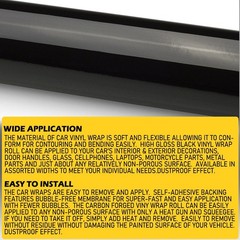 Gloss Glossy Vinyl Wrap Car Auto Vehicle Sticker Decal Film Air Bubble Free EPY