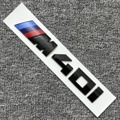 Gloss Black Trunk Emblem For Car X3 M40i G01 Sport Lettering Decal Badge