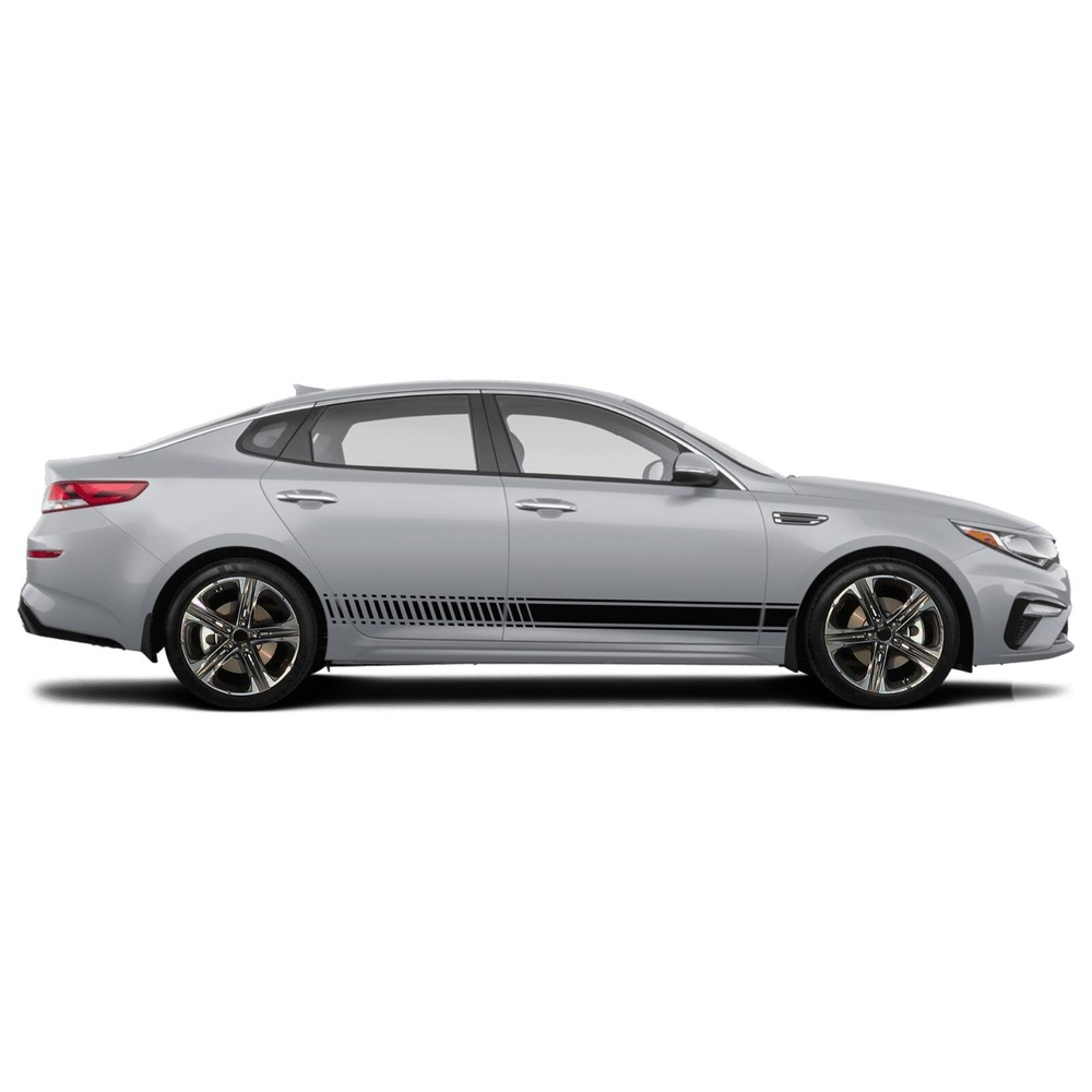 Side door lower stripes graphics stickers decal compatible with KIA Optima