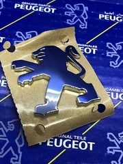 Peugeot Lion Logo Badge Original 4 X 4.5 Cm 106 206 306 406 207 107 307 407 New