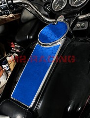 Honeycomb Carbon Fiber Satin Royal Blue Hex Auto Sticker Decal Vinyl Wrap Sheet