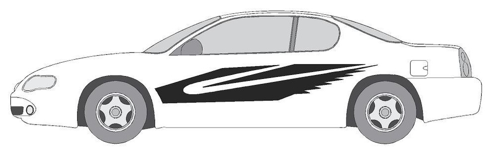 DECAL #A947 VINYL GRAPHIC AUTO SUV VEHICLE CROSS OVER MODERN TRUCK VAN CAR SEMI