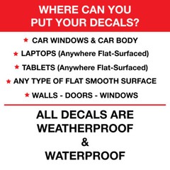 Website Custom QR Code Decal – Social Media Custom QR Code Sticker Vinyl Decal