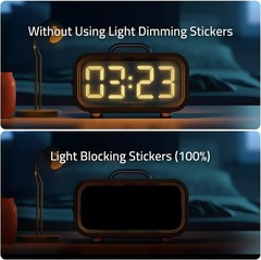 Crystal-Embellished Blackout Stickers – 100% Light Blocking Sheets (Pack of 2)