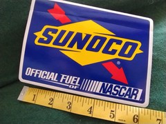8 Sunoco Stickers NASCAR Racing LARGE 6.5″ INCH FUEL gas STICKY BACK gift CAR