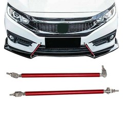 2/4x Adjustable Universal Bumper Front Splitter Lips Strut Rod Tie Support Bar C