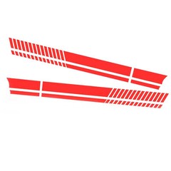 Universal Car Truck Side Skirt Door Racing Graphic Vinyl Sticker Decal Stripes