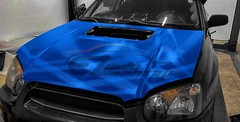 Honeycomb Carbon Fiber Satin Royal Blue Hex Auto Sticker Decal Vinyl Wrap Sheet