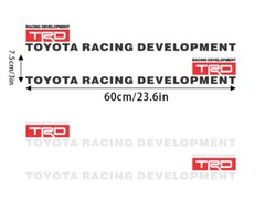 2 TRD Reflective stickers decal Toyota 4×4 Tacoma Tundra 4runner