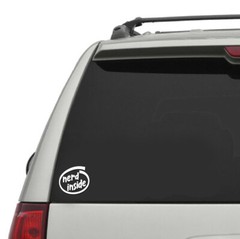 Nerd Inside STICKER VINYL DECAL IT SMART GEEK COLLEGE