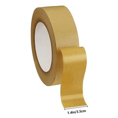 Self Adhesive Picture Frame Backing Tape Rolls Kraft Brown 1.4” Wide x
