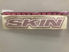 Skin Industries Decal Stickers (12 1/2″ x 2″) Color – Various.