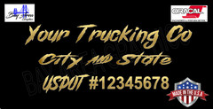 COMMERCIAL TRUCK USDOT DOOR DECALS 2X CUSTOM CITY STATE VINYL MADE IS USA
