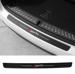 Carbon Fiber Look Sticker Protector Cover Sport Style Decals For Car Door Scuff