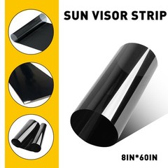 Car Window Sun Visor Strip Tint Film Front UV Shade Windshield DIY Decal Banner