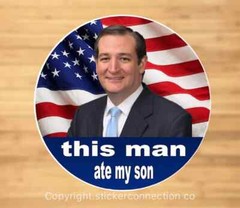 This Man Ate My Son Sticker Water Resistant Sticker hydroflask sticker
