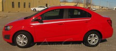 Sweep Hood Racing Vinyl Graphics Kit Decals Stripes fits 2012-2016 Chevy Sonic