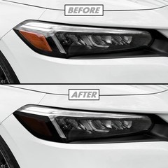 Headlight Precut Vinyl Tint Overlays For 2022 -2025 Honda Civic Sedan Hatchback