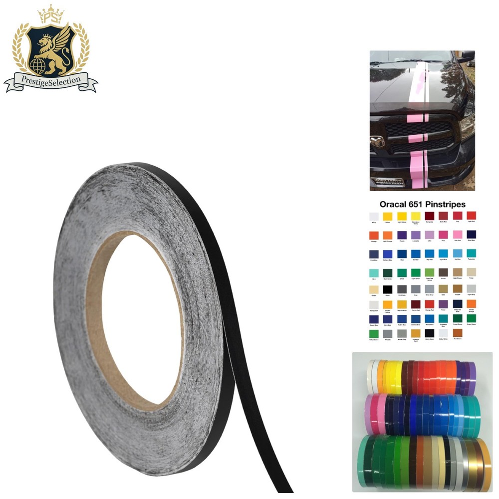 5- Rated Matte Black Vinyl Pinstriping Tape – 150ft for Creative Projects