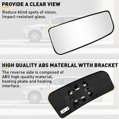 2/4X Tow Mirror Glass Lower Heated Right & Left Side For Ford F150 F250 F350 F45