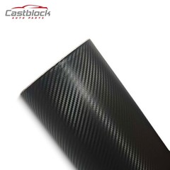 12″ x 60″ Black Carbon Fiber Vinyl Film Wrap 3D Bubble Free Air Release