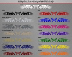 128-01 BUTTERFLY Windshield Decal Window Sticker Vinyl Celtic Knot Butterfly Car