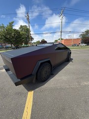 Satin Black Magic Purple Color PPF