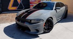 10″ 2 color Rally Racing Stripe Graphics Stripes Set FIT 2005 – 2023 Charger