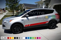 Stripe for Ford Escape Decals stickers Rocker panel Graphics S SE SEL Titanium