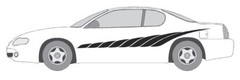 DECAL #A960 VINYL GRAPHIC AUTO SUV VEHICLE CROSS OVER MODERN TRUCK VAN CAR SEMI
