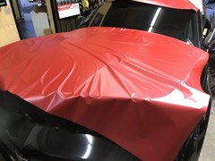 VVivid 2020 VVivid+ Matte Metallic Lava Red Vinyl Car Wrap Film | V209