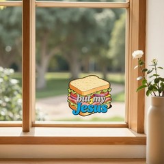 Food given by God Stickers Vinyl Self-adhesive Customizable for Car windows Wall