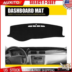 Dash Cover Mat for Chevrolet Impala 2006-13 Dashboard Pad Anti-Glare Black 1-5X