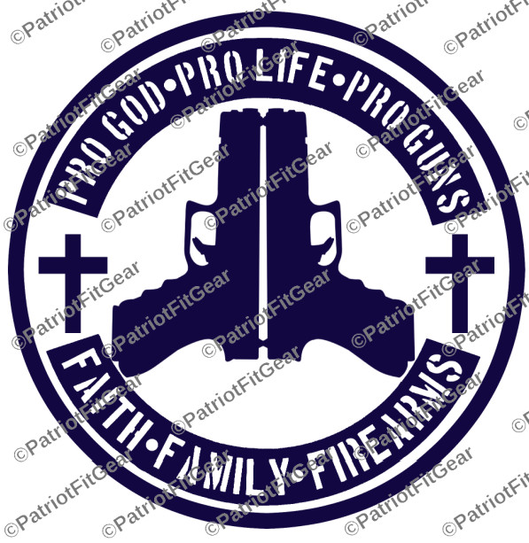 Pro God Pro Life Pro Guns,Gun Rights,10″x10,Molon Labe,We The People,Vinyl Decal