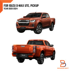 4X4 DIFF LOCK SIDE REAR BODY ADHESIVE STICKER DECAL FIT ISUZU D-MAX PICKUP 20-25