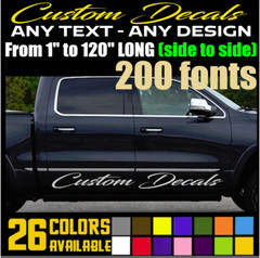 High Quality Custom Sport Decal Banner Sticker for Cars, Trucks, Bikes, SUV (13)