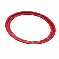 Red Front Hood Grille Emblem Sticker Decal Badge Logo Ring For Jaguar XE XF XJ