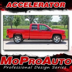 ACCELERATOR 2014-2018 Chevy Silverado Decal Graphic Side Stripe 3M Pro Vinyl Kit