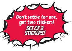 Set of 2 California Girl Californian Decal Stickers with Free Custom Text