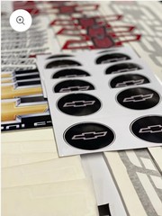 Chevrolet Decal Emblem Stickers 50pcs Combo for cars and trucks