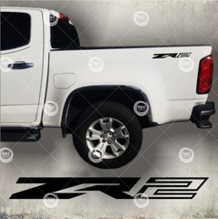 ZR2 Decals Chevy Colorado Bedside Truck Sticker, cut design (set)