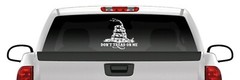 Don’t Tread Decal Gadsden Flag Rattlesnake 2A Rights 2nd Amendment Vinyl