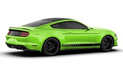 Rocker side stripes graphics stickers decal compatible with Ford Mustang
