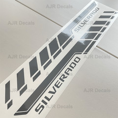 Chevrolet Silverado Bedside Decals Fits Chevy Truck Stickers 2 pieces GR