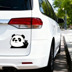 Panda Series Stickers Vinyl Waterproof Sunproof Self-adhesive for Car windows